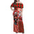 Canadian Christmas Family Matching Off Shoulder Maxi Dress and Hawaiian Shirt Santa Hoho Holiday - A Beaver and Moose - Wonder Print Shop