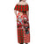 Canadian Christmas Family Matching Off Shoulder Maxi Dress and Hawaiian Shirt Santa Hoho Holiday - A Beaver and Moose - Wonder Print Shop