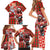 Canadian Christmas Family Matching Short Sleeve Bodycon Dress and Hawaiian Shirt Santa Hoho Holiday - A Beaver and Moose - Wonder Print Shop
