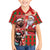 Canadian Christmas Family Matching Short Sleeve Bodycon Dress and Hawaiian Shirt Santa Hoho Holiday - A Beaver and Moose - Wonder Print Shop