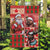 Canadian Christmas Garden Flag Santa Hoho Holiday - A Beaver and Moose - Wonder Print Shop