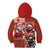Canadian Christmas Kid Hoodie Santa Hoho Holiday - A Beaver and Moose - Wonder Print Shop