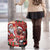 Canadian Christmas Luggage Cover Santa Hoho Holiday - A Beaver and Moose - Wonder Print Shop