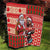 Canadian Christmas Quilt Santa Hoho Holiday - A Beaver and Moose - Wonder Print Shop