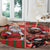 Canadian Christmas Round Carpet Santa Hoho Holiday - A Beaver and Moose