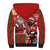 Canadian Christmas Sherpa Hoodie Santa Hoho Holiday - A Beaver and Moose - Wonder Print Shop