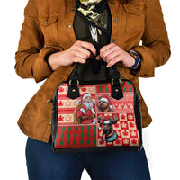 Canadian Christmas Shoulder Handbag Santa Hoho Holiday - A Beaver and Moose