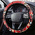 Canadian Christmas Steering Wheel Cover Santa Hoho Holiday - A Beaver and Moose - Wonder Print Shop
