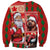 Canadian Christmas Sweatshirt Santa Hoho Holiday - A Beaver and Moose - Wonder Print Shop