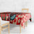 Canadian Christmas Tablecloth Santa Hoho Holiday - A Beaver and Moose - Wonder Print Shop