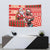 Canadian Christmas Tapestry Santa Hoho Holiday - A Beaver and Moose - Wonder Print Shop