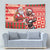 Canadian Christmas Tapestry Santa Hoho Holiday - A Beaver and Moose - Wonder Print Shop
