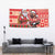Canadian Christmas Tapestry Santa Hoho Holiday - A Beaver and Moose - Wonder Print Shop