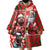 Canadian Christmas Wearable Blanket Hoodie Santa Hoho Holiday - A Beaver and Moose - Wonder Print Shop