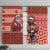 Canadian Christmas Window Curtain Santa Hoho Holiday - A Beaver and Moose - Wonder Print Shop