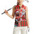 Canadian Christmas Women Sleeveless Polo Shirt Santa Hoho Holiday - A Beaver and Moose - Wonder Print Shop
