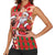 Canadian Christmas Women Sleeveless Polo Shirt Santa Hoho Holiday - A Beaver and Moose - Wonder Print Shop