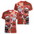 Canadian Christmas Women V-Neck T-Shirt Santa Hoho Holiday - A Beaver and Moose - Wonder Print Shop