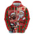 Canadian Christmas Zip Hoodie Santa Hoho Holiday - A Beaver and Moose - Wonder Print Shop