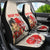 Personalised Pan-Pacific Festival Car Seat Cover Japanese Samurai with Hawaiian Pattern