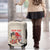 Personalised Japanese Culture Hawaii Style Luggage Cover Japanese Samurai with Hawaiian Pattern - Wonder Print Shop