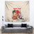 Personalised Japanese Culture Hawaii Style Tapestry Japanese Samurai with Hawaiian Pattern - Wonder Print Shop