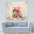 Personalised Japanese Culture Hawaii Style Tapestry Japanese Samurai with Hawaiian Pattern - Wonder Print Shop