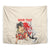 Personalised Japanese Culture Hawaii Style Tapestry Japanese Samurai with Hawaiian Pattern - Wonder Print Shop
