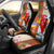 Japanese Culture Hawaii Style Car Seat Cover Mauna Kea and Fuji Mountains - Wonder Print Shop