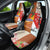 Japanese Culture Hawaii Style Car Seat Cover Mauna Kea and Fuji Mountains - Wonder Print Shop