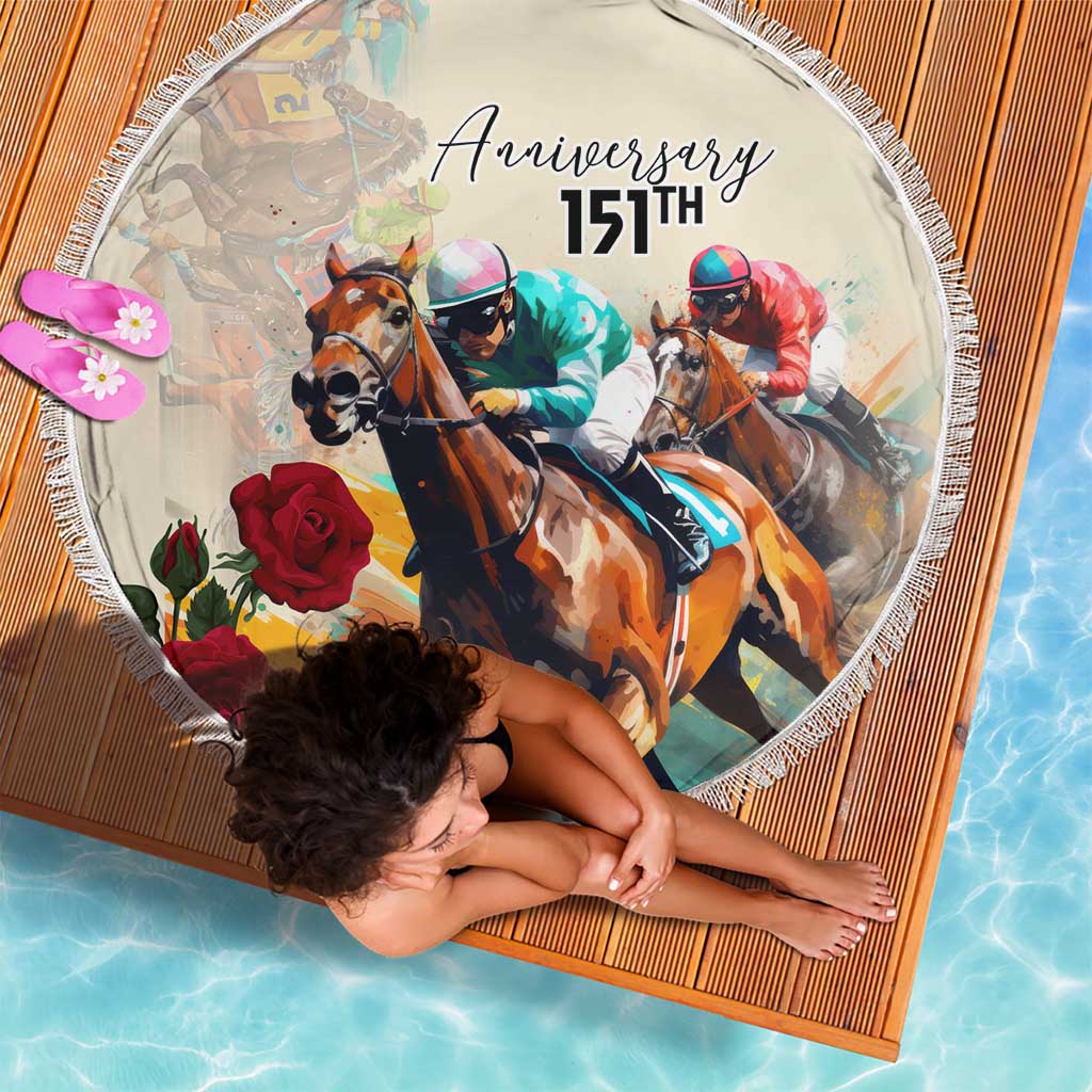 Kentucky Horse Racing 151st Anniversary Beach Blanket LT03