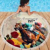 Kentucky Horse Racing 151st Anniversary Beach Blanket LT03