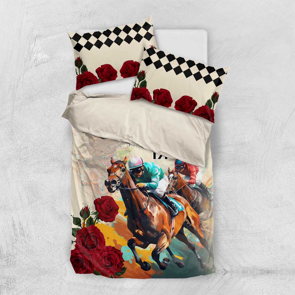 Kentucky Horse Racing 151st Anniversary Bedding Set LT03