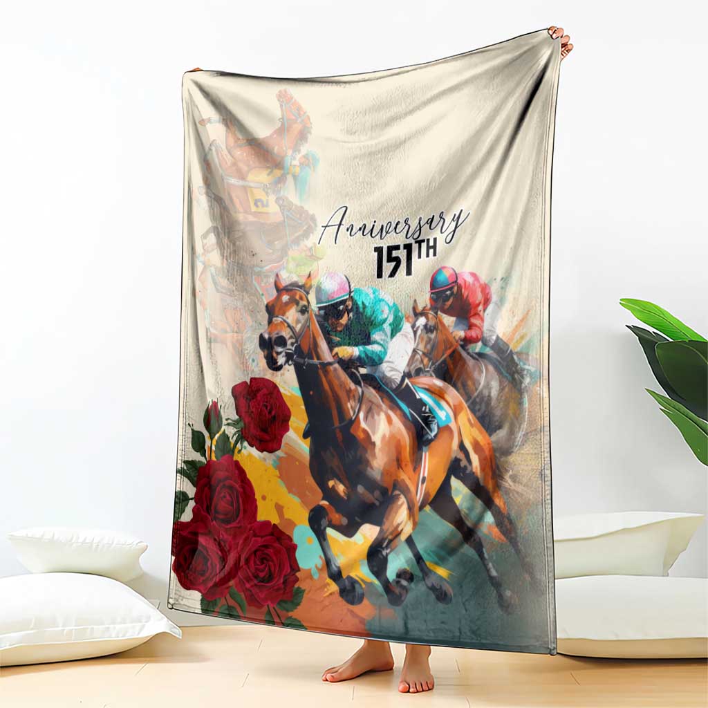 Kentucky Horse Racing 151st Anniversary Blanket LT03