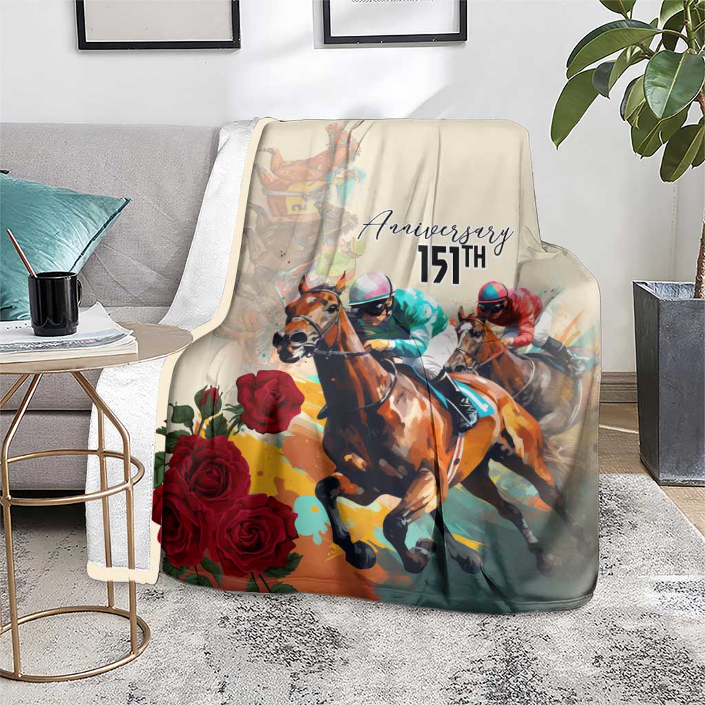 Kentucky Horse Racing 151st Anniversary Blanket LT03