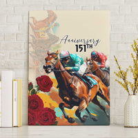Kentucky Horse Racing 151st Anniversary Canvas Wall Art LT03