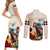 Kentucky Horse Racing 151st Anniversary Couples Matching Short Sleeve Bodycon Dress and Long Sleeve Button Shirt LT03