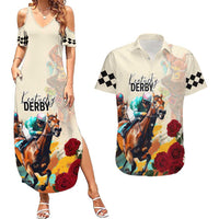 Kentucky Horse Racing 151st Anniversary Couples Matching Summer Maxi Dress and Hawaiian Shirt LT03