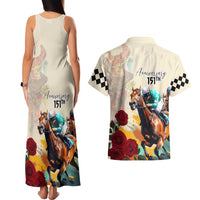 Kentucky Horse Racing 151st Anniversary Couples Matching Tank Maxi Dress and Hawaiian Shirt LT03