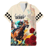 Kentucky Horse Racing 151st Anniversary Family Matching Mermaid Dress and Hawaiian Shirt LT03