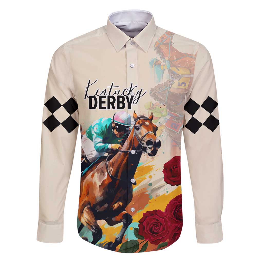 Kentucky Horse Racing 151st Anniversary Family Matching Puletasi and Hawaiian Shirt LT03