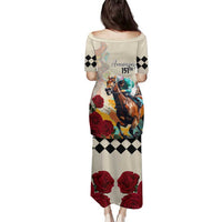 Kentucky Horse Racing 151st Anniversary Family Matching Puletasi and Hawaiian Shirt LT03