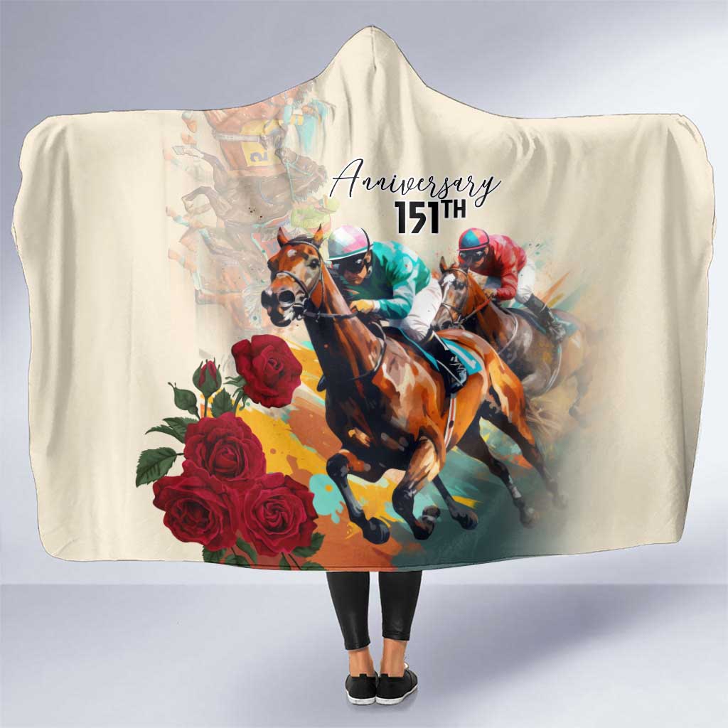 Kentucky Horse Racing 150th Anniversary Hooded Blanket