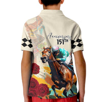Kentucky Horse Racing 151st Anniversary Kid Polo Shirt LT03