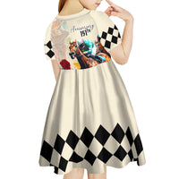 Kentucky Horse Racing 151st Anniversary Kid Short Sleeve Dress LT03