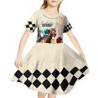 Kentucky Horse Racing 151st Anniversary Kid Short Sleeve Dress LT03