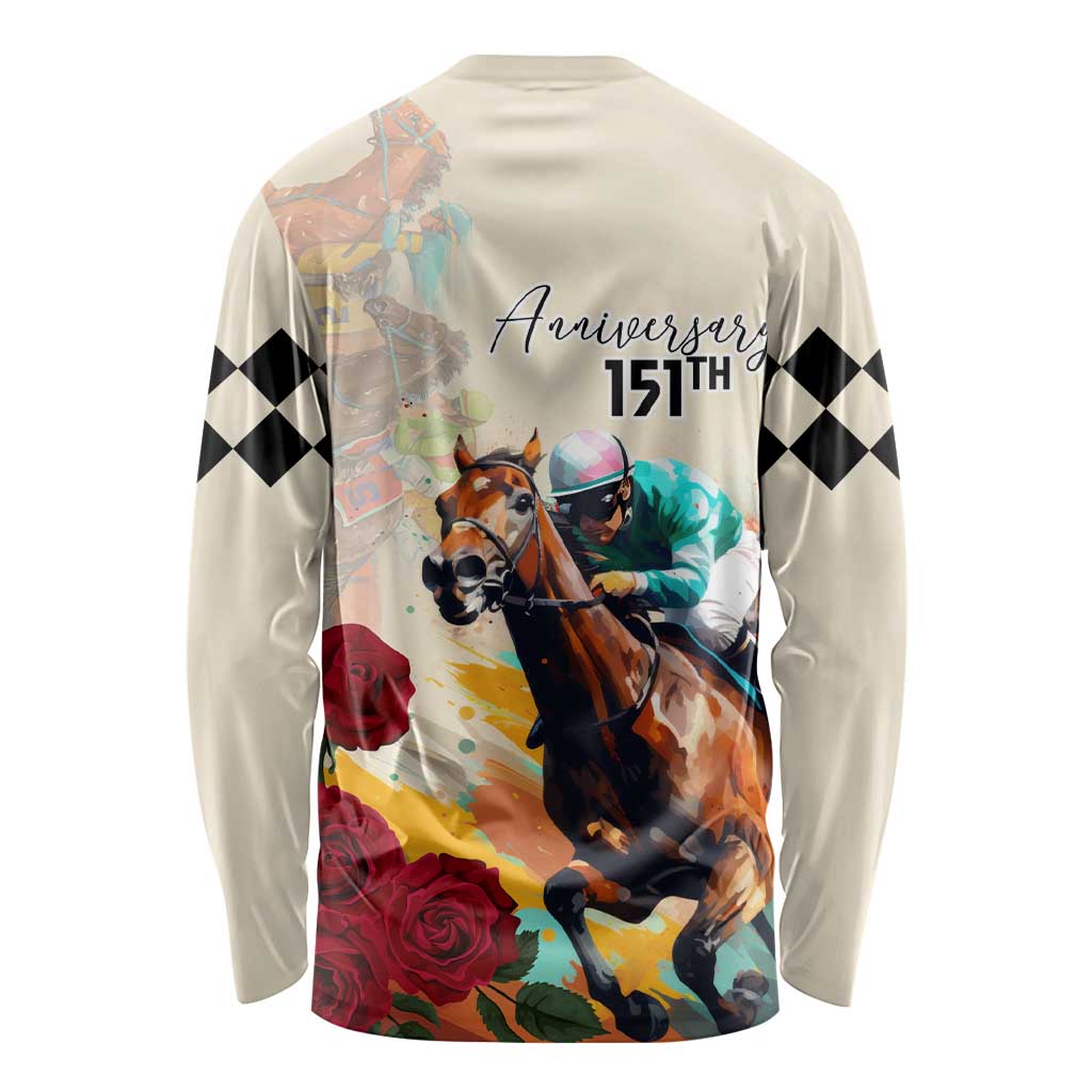 Kentucky Horse Racing 151st Anniversary Long Sleeve Shirt LT03