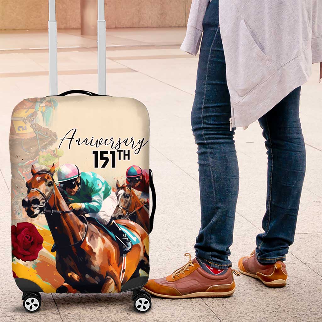 Kentucky Horse Racing 150th Anniversary Luggage Cover