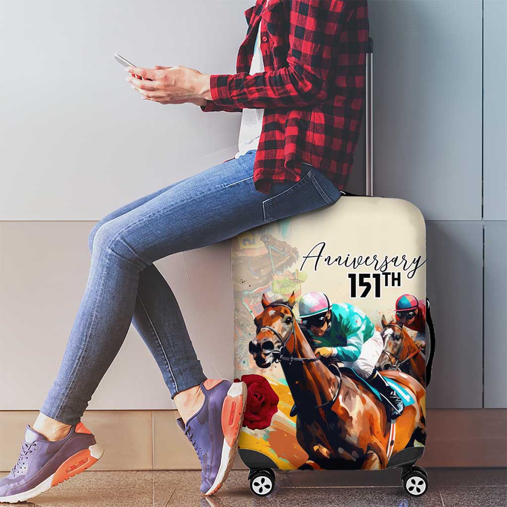 Kentucky Horse Racing 151st Anniversary Luggage Cover LT03