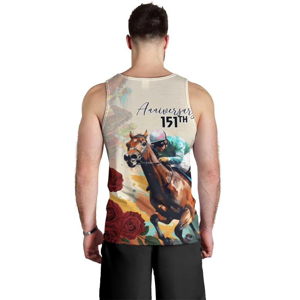 Kentucky Horse Racing 151st Anniversary Men Tank Top LT03
